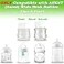 EESC2Y 6PCs Travel Bottle Caps Compatible with Avent Bottles Bottle Lids Replacement