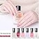 Tophany Non Toxic Nail Polish Set Easy Peel Off and Fast Dry NailPolish Set for Pack Eco Friendly Organic Water Based Nail Polish for WomenTeens 6 Bottles