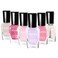 Tophany Non Toxic Nail Polish Set Easy Peel Off and Fast Dry NailPolish Set for Pack Eco Friendly Organic Water Based Nail Polish for WomenTeens 6 Bottles