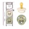BiBS Liberty Pacifier 2Pack BPA Free Pacfiers with Natural Latex Round Nipple Made in Scandinavia Size 2 618 Months Eloise Sage