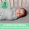 لفافة SwaddleMe الأصلية من Ingenuity، مصنوعة من القطن بنسبة 100%، تُحسّن النوم وتُهدئ ردة الفعل المفاجئة، مناسبة للأطفال من عمر 3 أشهر، 10 TOG، عبوة من قطعتين، بطانية لف للأطفال بنقشة ديناصور استوائي