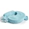 My Brest Friend Nursing Pillow Deluxe Enhanced Comfort w Slipcover Ergonomic Design for Ultimate Breastfeeding Support For Mom Baby Adjustable Backrest and Handy Side Pocket Aqua