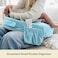 My Brest Friend Nursing Pillow Deluxe Enhanced Comfort w Slipcover Ergonomic Design for Ultimate Breastfeeding Support For Mom Baby Adjustable Backrest and Handy Side Pocket Aqua