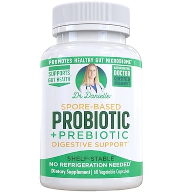 Doctor Danielle Dr Danielle Probiotic Probiotics for Women and Men Adults by Dr Danielle Shelf Stable Probiotic Supplement No Refrigeration Necessary Bacillus 60 Capsules