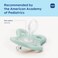 MAM Comfort Baby Pacifier 312 Mths Lightweight OnePiece Silicone 2 Pack