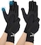 Tianhengyi 2 Pairs Copper Arthritis Gloves for Hand Pain Full Finger Compression Gloves for Men Women Relieve Swelling Carpal Tunnel Support Wrist Joint for Crocheting Touch Screen Medium