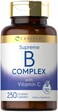 Carlyle Vitamin B Complex Vitamins 250 Caplets with Vitamin C