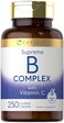 Carlyle Vitamin B Complex Vitamins 250 Caplets with Vitamin C