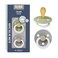 BIBS Pacifiers 618 Months 2Pack Soothers BPAFree Symmetrical Nipple Made in Denmark Sage GlowCloud Glow Colour Pacifier