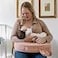 My Brest Friend Deluxe Nursing Pillow Cover Slipcovers for Baby Adjustable Fit Easy Care Durable Original Nursing Pillow Not Included Soft Rose