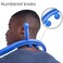 جهاز تدليك الرقبة Body Back Buddy Elite Blue FSA المؤهل للاستخدام مع حسابات الإنفاق المرن (FSA) لتخفيف الألم، أداة علاجية للأنسجة العميقة للظهر، خطاف علاجي لنقاط الضغط العضلية لتخفيف تشنجات العضلات والأنسجة الليفية العضلية، وتخفيف الضغط على نقاط الكتف
