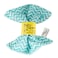 Baby Paper Original Crinkle Teether and Sensory Toy for Babies and Infants Turquoise Zig Zag NonToxic Washable Great for Baby Showers