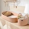 J&amp;JOO JJOO Baby Changing Basket includes Diaper Caddy Soft Waterproof DualCover Portable Changing Pad for Dresser Changing Table Gift for Baby Shower Organic Cotton Rope