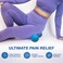 Limm Peanut Massage Ball Double Lacrosse Massage Ball Mobility Ball for Physical Therapy Deep Tissue Massage Tool for Myofascial Release Muscle Relaxer Acupoint Massage