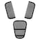 Accmor Car Seat Straps Shoulder Pads Suit for Baby Kids Car Seat Strap Covers Hip Support Car Seat Strap Pads Soft Seat Belt Covers for All Car Seats Pushchair Stroller Grey