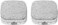 Stephanie Imports Set of 2 SquareShaped Pocket Purse Pill Box with Mirror Silver Etched Floral Print