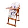 Kocpudu High Chair Pad Cute Pattern Light Print Pattern