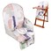 Kocpudu High Chair Pad Cute Pattern Light Print Pattern