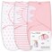 Mama Cheetah Baby Swaddle Blanket Adjustable Newborn Swaddle Wrap for Infant 03 Month 3 Pack Soft Organic Cotton