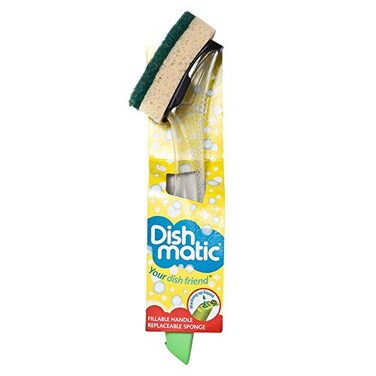 Dishmatic The Washing Up Brush Plus Heavy Duty Sponge