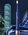 AJELU IPX7 Waterproof Sonic Electric Toothbrush for Adults 2Hour Fast Charging Smart Timer 5 Brushing Modes 8 Brush Heads 30Day Battery Life Blue