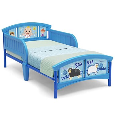 Delta Children Plastic Toddler Bed PlasticSteel CoComelon