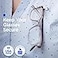 Readerest Magnetic Eyeglass Holders 2 Pack Eyewear Accessory Secure Clip for Readers Sunglasses ID Badges Glasses Holders USA Made Black Stainless Steel
