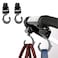 LLUFO Stroller Hooks for Hanging Diaper Bags Baby Stuff Organizer Groceries Purse Mommy Hook Stroller Accessories for Mom When Jogging Walking or Shopping Pack of 2Black