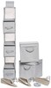 Delta Children Nursery Storage 48 Piece Set Easy StorageOrganization Solution Keeps Bedroom Nursery Closet Clean Dove Grey