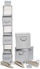 Delta Children Nursery Storage 48 Piece Set Easy StorageOrganization Solution Keeps Bedroom Nursery Closet Clean Dove Grey