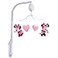 Lambs &amp; Lambs Ivy Disney Baby Minnie Mouse Love Pink Musical Baby Crib Mobile Soother