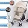 Wanateber Mosquito Net for Stroller Protective 2Pack Perfect Bug Net for Strollers Bassinets Cradles Playards Pack N Plays and Portable Mini Crib Khaki