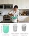 AYOTEE 12 Gallon Compostable Trash Bags 75 Count Mini Garbage Bags