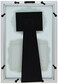 Malden International Designs First Peek Floater Picture Frame 2 Option 24x6 White