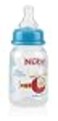 Nuby Printed NonDrip Bottle 4 Ounce 1 Pack of 1 Bottle Colors May Vary