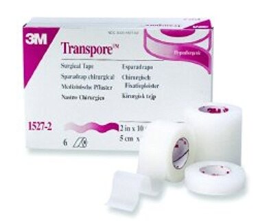 3M Transpore Medical Tape Plastic 2 X 10 Yards NonSterile 15272 Sold per Piece