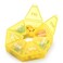 INVODA Weekly Pill Organizer Large 7 Day Pill Box Organizer Daily Medicine Case for Vitamin Fish Oil Pills Supplements Arthritis Friendly Yellow 1PCS