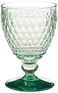 Villeroy &amp; Villeroy Boch Boston Green Crystal Goblets Set of 4