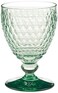 Villeroy &amp; Villeroy Boch Boston Green Crystal Goblets Set of 4
