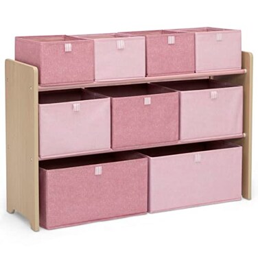 Delta Children GAP GapKids Deluxe Toy Organizer Greenguard Gold Certified BlushNatural