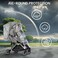 bemece Clear Stroller Rain Cover Bemece Universal Portable Stroller Rain Cover Heavy Duty Durable Windproof Dustproof Snowproof with Breathable Mesh Clear View