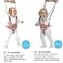 IULONEE Baby Walker Handheld Kids Toddler Walking Harness Helper Assistant Protective Belt Child Activity Walker Adjustable Standing Up Walking Learning Helper for Toddler 724 Month Orange