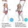 IULONEE Baby Walker Handheld Kids Toddler Walking Harness Helper Assistant Protective Belt Child Activity Walker Adjustable Standing Up Walking Learning Helper for Toddler 724 Month Orange