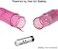 Finever Mini Massager Handheld Pen with 4 Heads for Face Neck HeadBack 2Pack Pink
