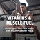 برنامج GNC AMP Mens Strength Vitapak، 3 منتجات في عبوة واحدة: كرياتين قابل للامتصاص، بناء كتلة العضلات، محفزات بناء العضلات، معززات التستوستيرون، مكونات مثبتة الفعالية، فيتامينات متعددة، تكفي لمدة 30 يومًا.