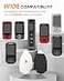 AVCOO 20Pack TENS Unit Replacement Pads LongLasting Snap Electrodes for 50 Times of Use per Pad LatexFree TENS Pads Set Compatible with TENS EMS Devices Using 35mm Button Lead Wires