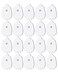 AVCOO 20Pack TENS Unit Replacement Pads LongLasting Snap Electrodes for 50 Times of Use per Pad LatexFree TENS Pads Set Compatible with TENS EMS Devices Using 35mm Button Lead Wires
