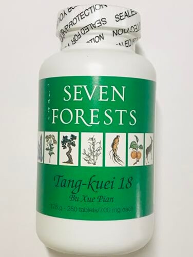 Seven Forests Tangkuei 18 By 250 Tablets 700 Mg