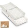 KeaBabies 2Pack Organic Changing Pad Covers for Girl Boy Neutral 100 Cotton Changing Table Pad Cover Soft Baby Nursery Diaper Changing Pad Sheets Contour Changing Pads Liners Change Pad Cover Meadow