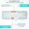 MedVance 5 Pack 4x 12 Silicone Foam Dressing Bordered Dressing Waterproof Silicone Bandages for Wounds Care Bed Sore Patches Super Absorbent Wound Dressing Self Adhesive Pressure Sore Pads